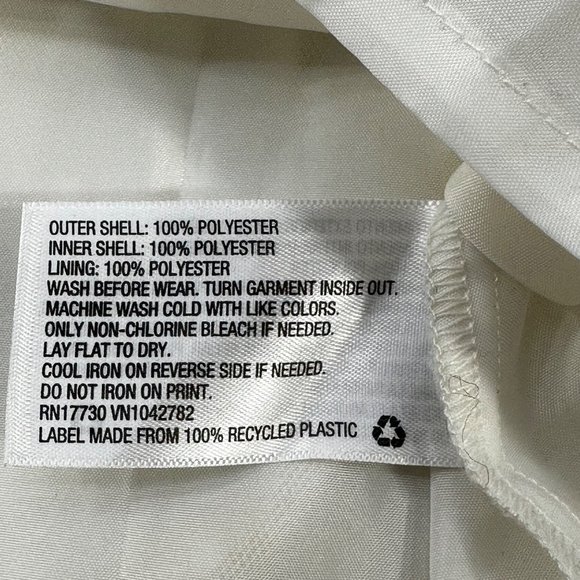 Cat And Jack Girl's Size Medium 7-8 Skirt Lined Lace And Sparkles White Preowned - Picture 5 of 9